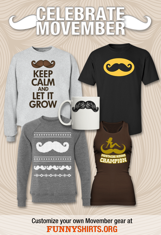 Mustache Shirts for Movember