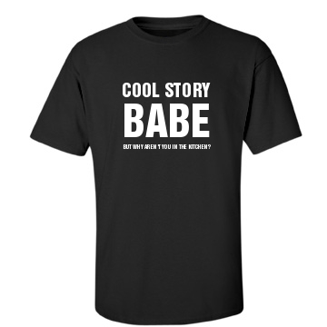 Cool Story Babe... Unisex Gildan Heavy Cotton Crew Neck Tee