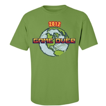 Earth Game Over Unisex Gildan Heavy Cotton Crew Neck Tee