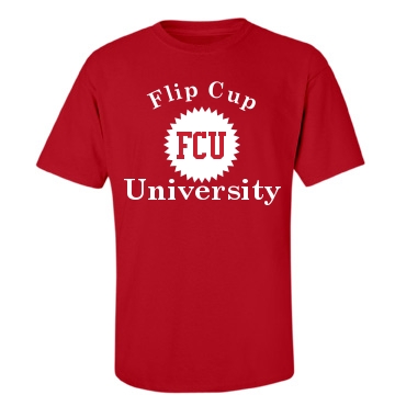 Flip Cup University Unisex Gildan Heavy Cotton Crew Neck Tee