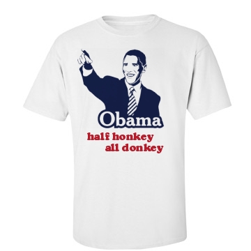 Half Honkey All Donkey Unisex Basic Gildan Heavy Cotton Crew Neck Tee
