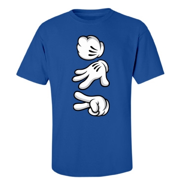 Rock Paper Scissors Swag Unisex Gildan Heavy Cotton Crew Neck Tee