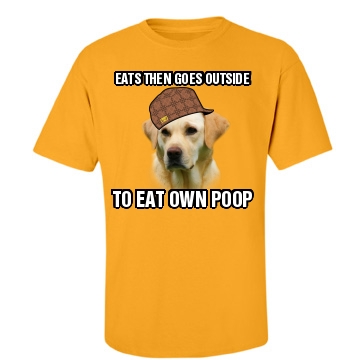 Scumbag Retriever Upload Unisex Gildan Heavy Cotton Crew Neck Tee