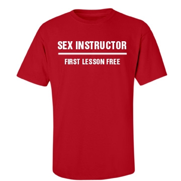 Sex Instructor Shirt Unisex Gildan Heavy Cotton Crew Neck Tee