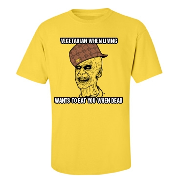 Walking Dead Scumbag Unisex Gildan Heavy Cotton Crew Neck Tee